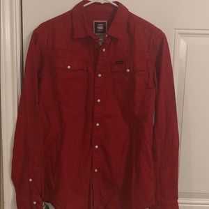 G-Star Jeans Button Down Size M
